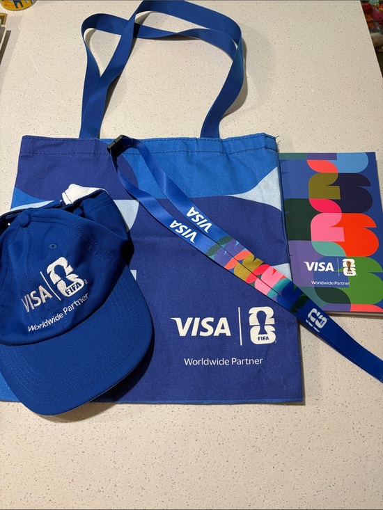 FIFA World Cup X Visa Blue Promotional Tote & Cap Set